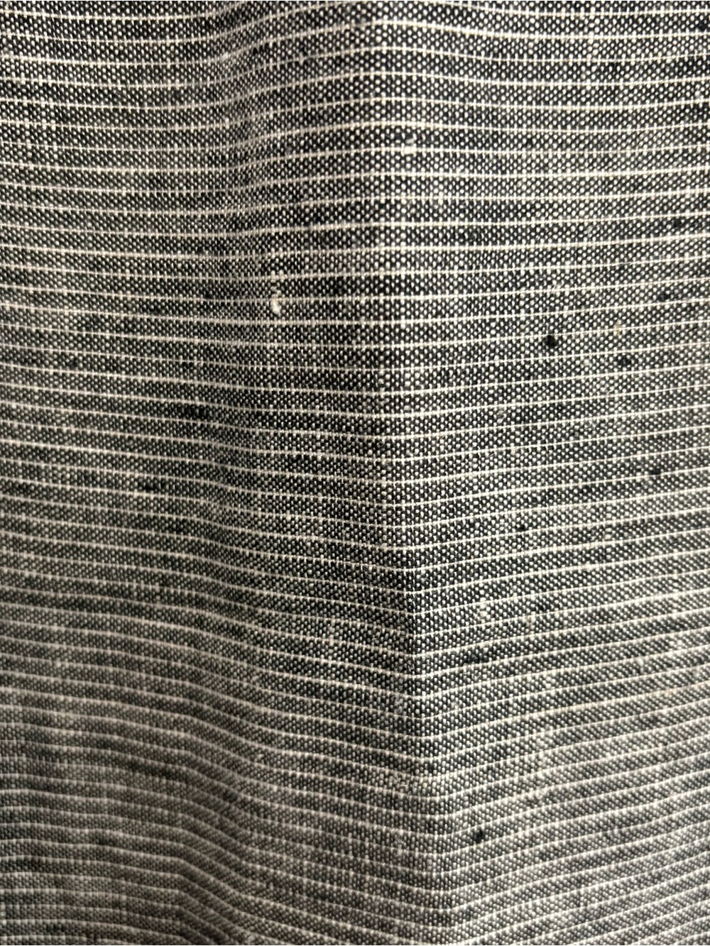 Garnet Hill Gray 100% Linen Drop Waist Shift Dress Lagenlook Beachy Boho Resort - Picture 9 of 11